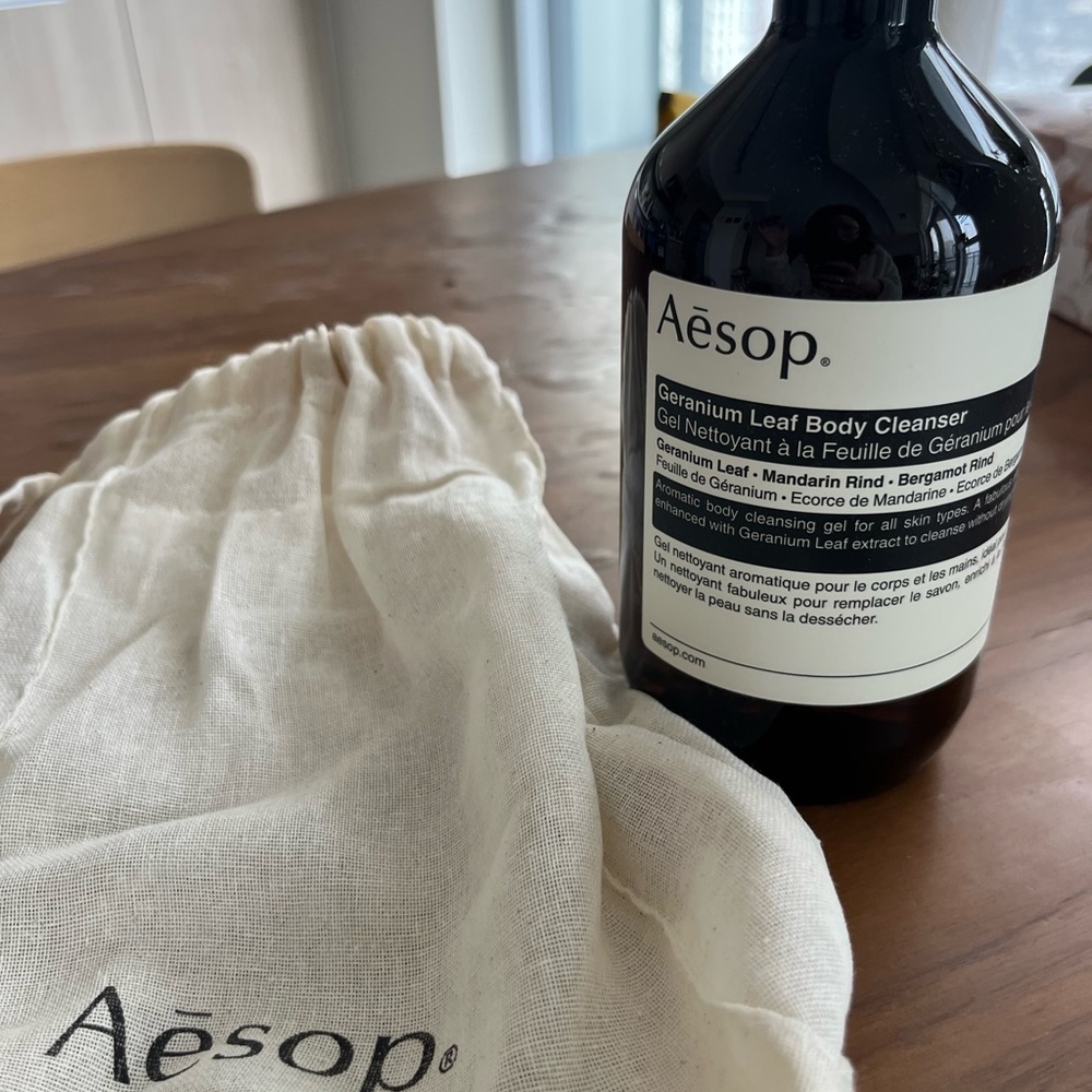 Brand New Aesop Geranium Leaf Body Cleanser - 500ml (refill no pump package)